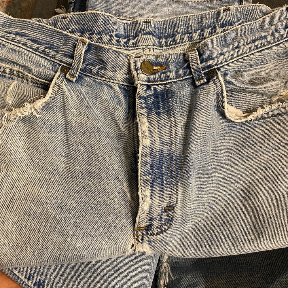COPY - ✨LLBEAN Classic Vintage Super-Worn Broken-In Jeans Size 35x30 Unisex✨ - Picture 14 of 15